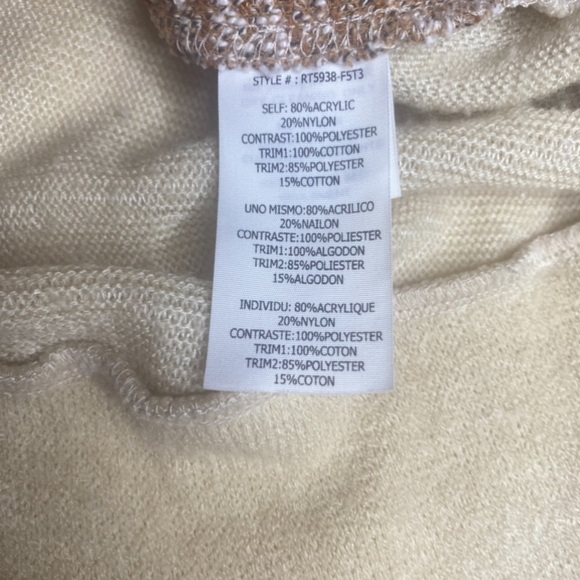 Altar'd State Cowl Neck Knit Sweater Long small - Picture 10 of 10